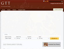 Tablet Screenshot of gothailandtours.com